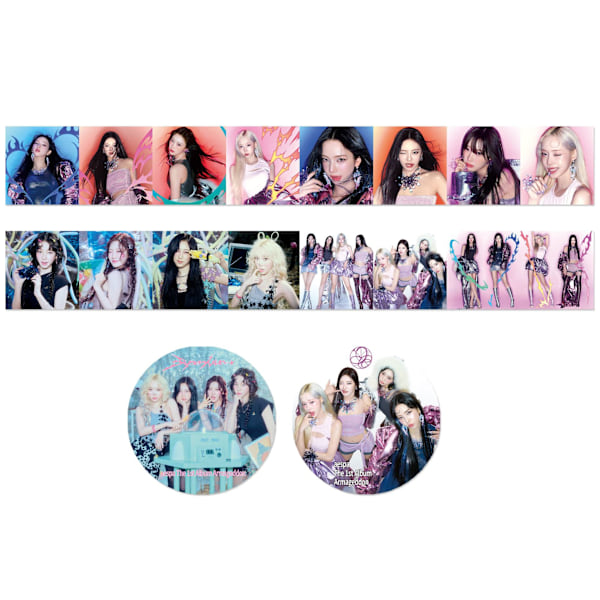 aespa Regular Album Supernova Liu Zhimin Anteckningsbok Tejp ITZY Perifer Album Anteckningsbok Dekaler