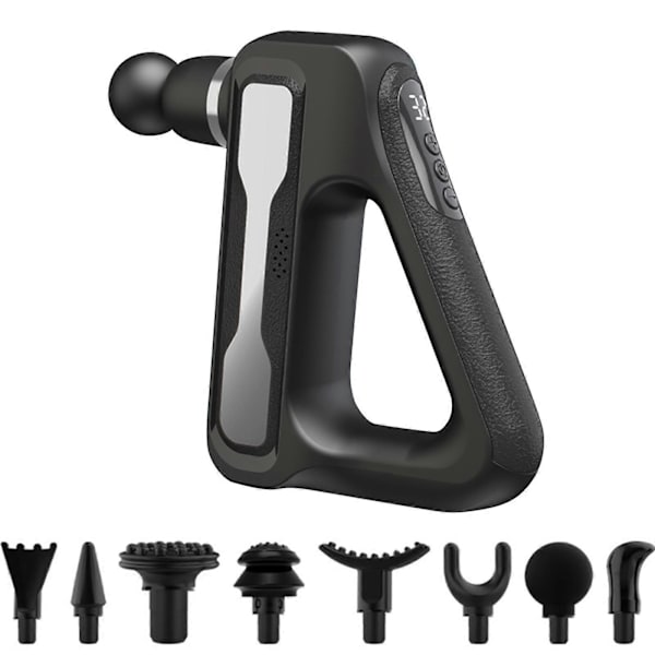 Massageverktyg Muskelmassagemaskin med 8 Alternativa Huvuden och 32 Vibrationslägen, 100% Ny