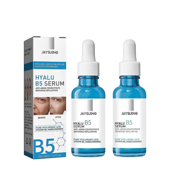 2kpl Uusi Hyalu B5 Pure Hyaluronic Acid Serum Triple Anti-aging Concentrate Repairing Essence, Repulmp Skin Smooth