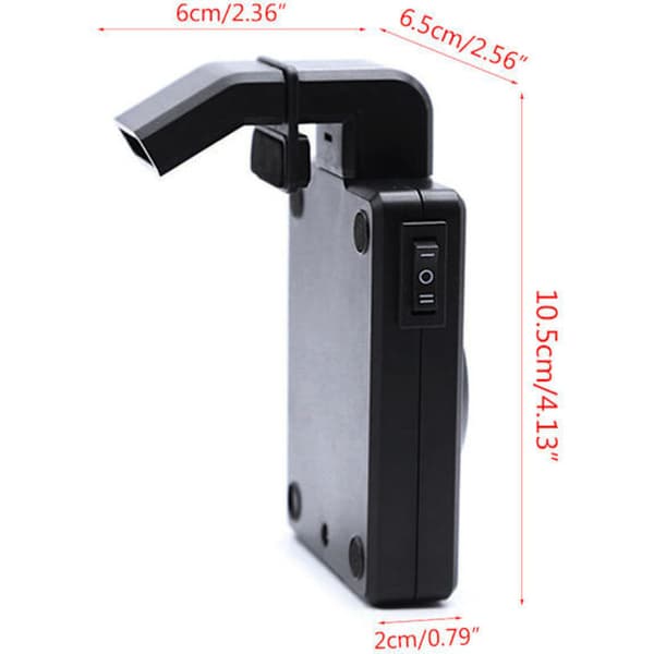 Mini hængende akvarieventilator, USB genopladelig køler, akvarietilbehør, EU