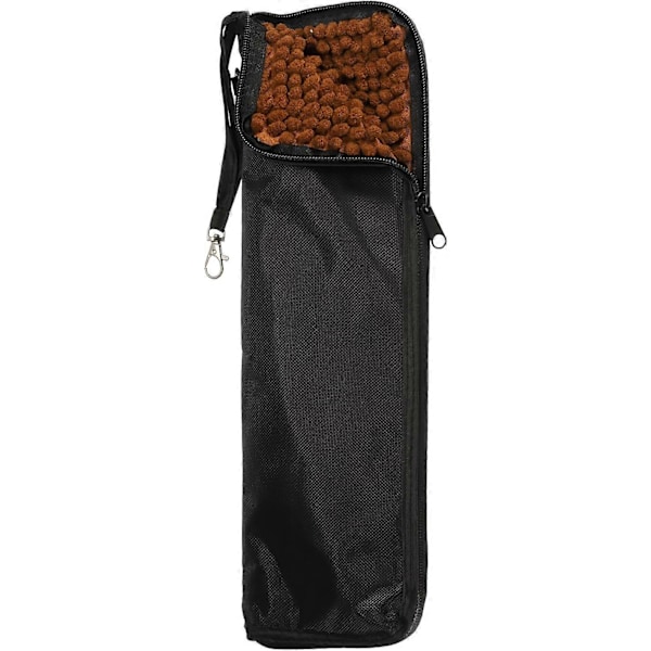 Parasol Taske 15\"x5\" Tykkere Chenille Foldbar Parasol Ærme Dækning Bærbar Vandafvisende Etui til Transport Rejse Hjem Udendørs, Kaffe