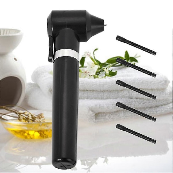 1 stk. Elektrisk blekkblander med 5 stk. Pigmentblekkpinner Øyenbryn Leppe Eyeliner Permanente kopper Sminke Pigmentblander (Svart)