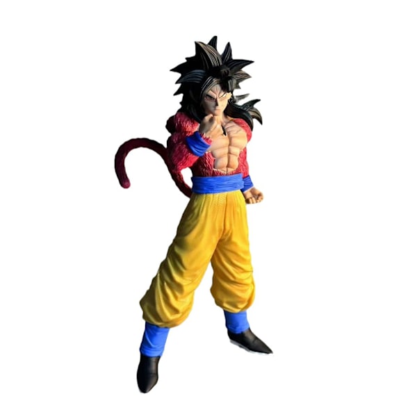 30cm Anime Dragon Ball Son Goku Ssj4 Hahmo Veistos Super Saiyan 4 Goku Veistos Pvc Action Hahmo Malli Leikki Lapsille Lahja Syntymäpäivälahja Punainen