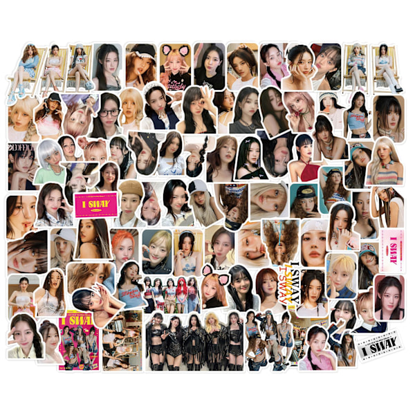 95 GIDLE nye album perifere klistermærker kuffert klistermærker Ye Shuhua MINNIE perifere notesbog tegneserie klistermærker