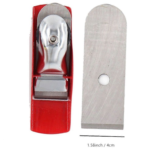 Mini Handhyvel Liten Putshyvel 135 mm Träbearbetning Fickhandhyvel med Blad Ad