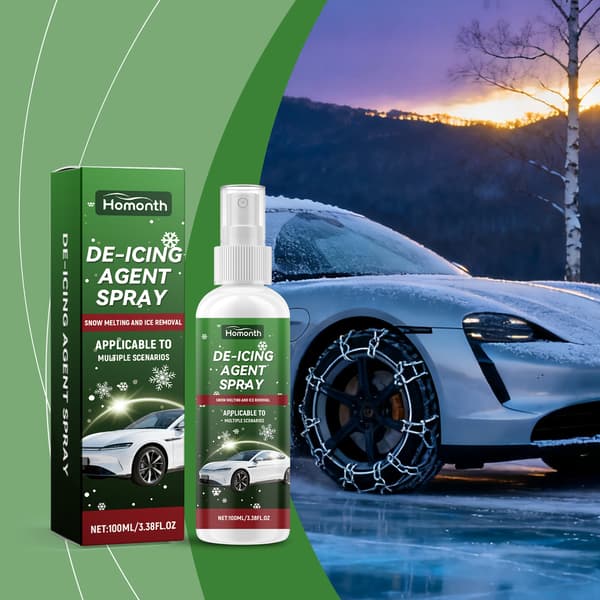 Afrimningsmiddel Spray, 100ml - Hurtig Sne- og Isfjerner til Biler