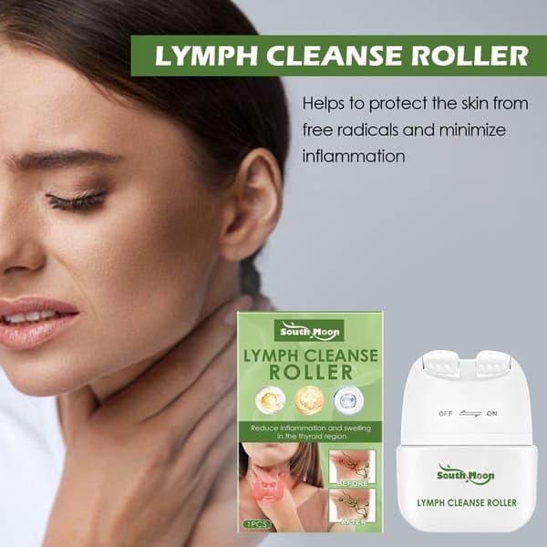 Lymfrengöringsrulle, antiinflammatorisk hudvårdsmassager