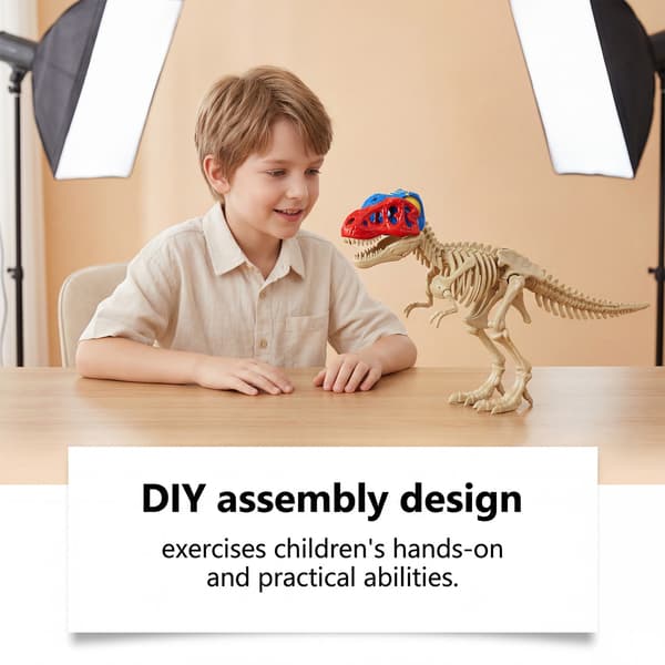 Dinosaur Skelet Blind Box Legetøj, Overraskelse Samlermodel Sæt