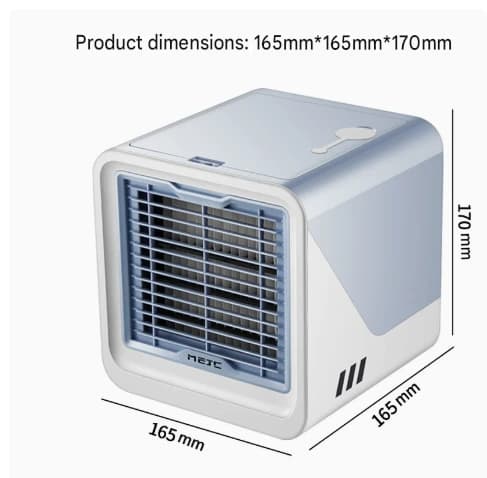Bærbar Mini Luftkøler USB Vandkølende Ventilator Personlig Fordampningskøler Til Hjemmekontor D