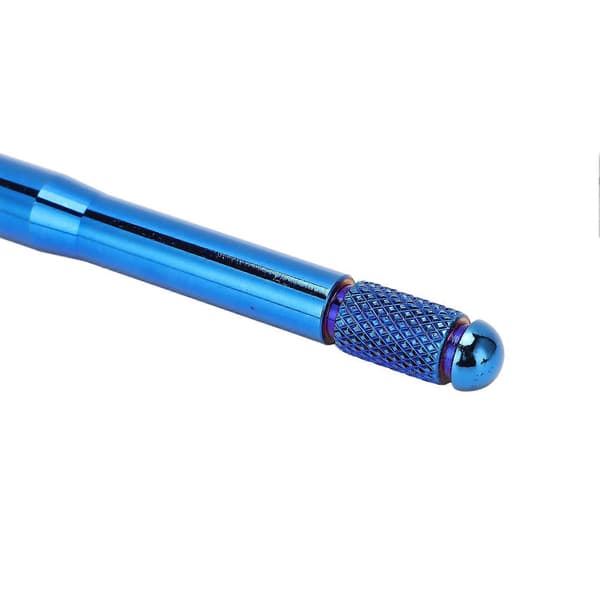 Blå Universal Hjuljusteringstift Rustfrit Stål Dyvelstift Dækpositioneringsstift Fælgstud Pilot Stift til Bil M12x1.5