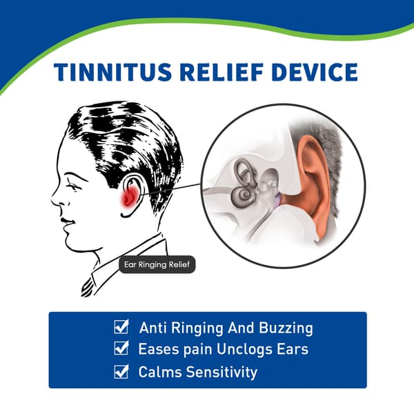 Silikone Tinnitus Lindrende Enhed, Reducer Ørestøjfølsomhed
