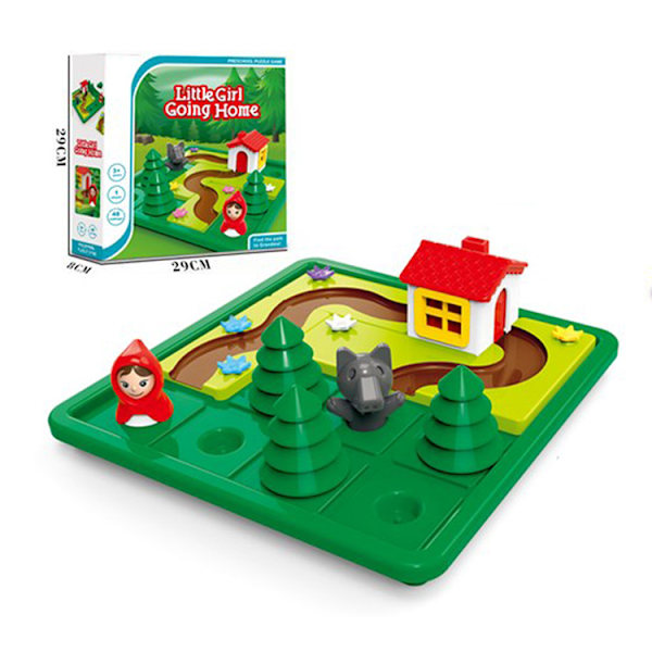 Lilla Rödluvan Går Hem Brädspel Leksak Koncentration Baby Förälder-Barn Interaktivt Spel