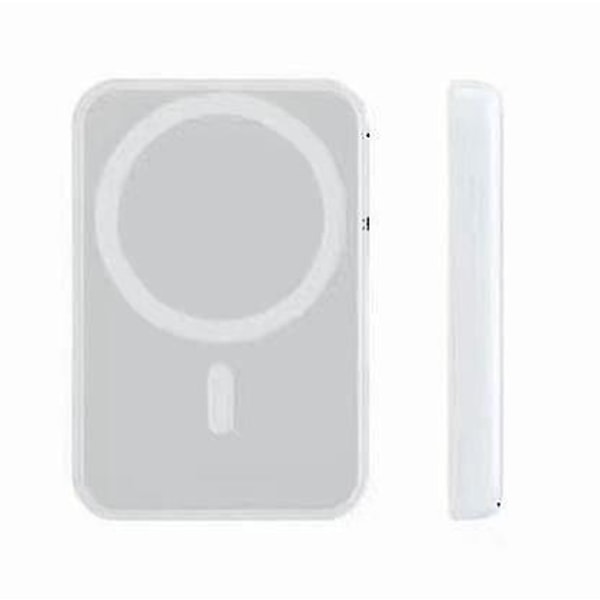 5000mah trådlös Magsafe Power Bank - Magnetisk laddare, externt batteripaket för Apple Iphone 12/13/14 Pro