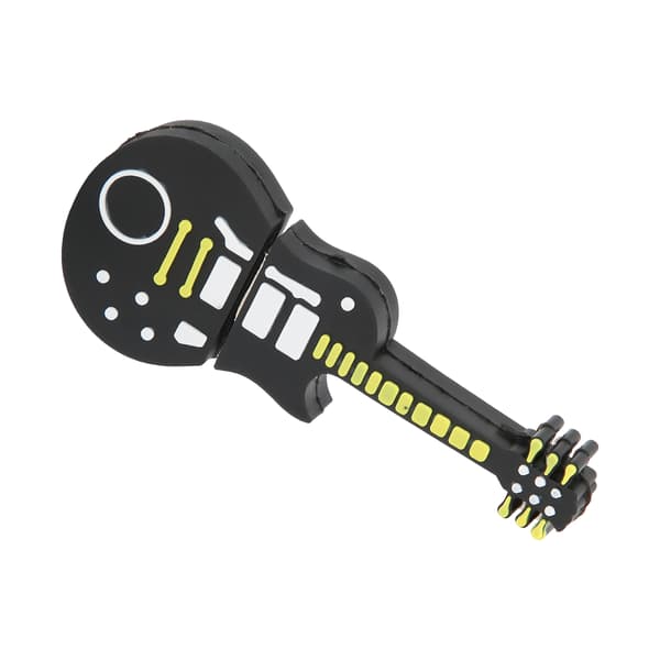 Flash Disk Bærbar Tegneserie Guitarformet USB Thumb Memory Stick til Informationslagring Dataoverførsel Gave (16GB)