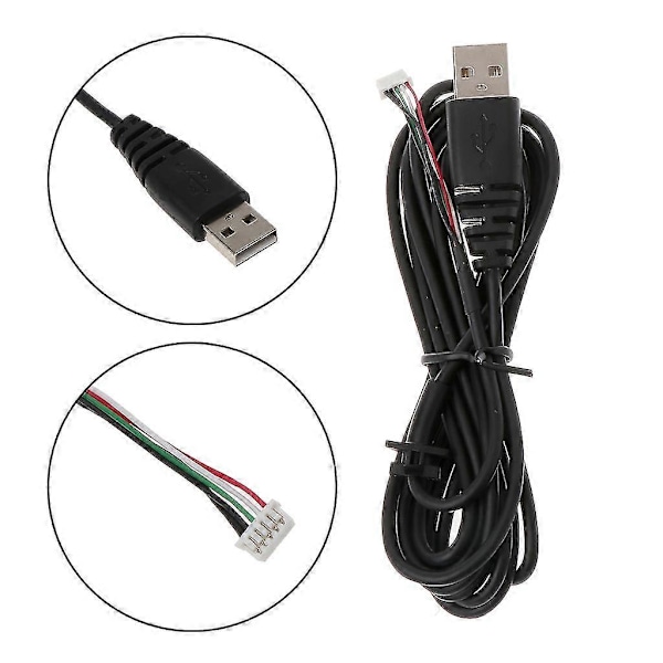 USB-kabel for SteelSeries Rival 300 mus - Myk kabelutskifting