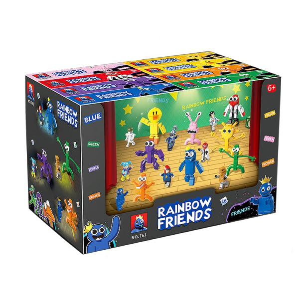8 kpl 2023 Roblox Rainbow Friends Door Brick Figuurikokonaisuus Malli Lasten Joululelu