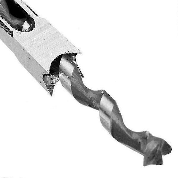 Träbearbetningskvadratisk hålborr Hollow Chisel Tenon Borrverktyg - Set