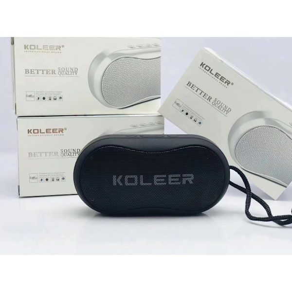 S29 Trådlös Bluetooth-högtalare Bärbar utomhussubwoofer kort FM-radio kreativ present liten högtalare, svart