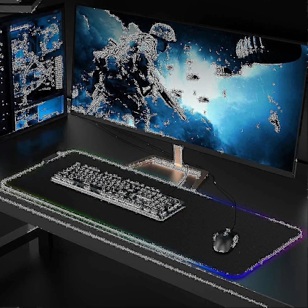 Gaming Mousepad med LED-lys H