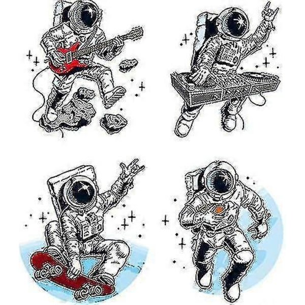 Astronaut Veggdekor, Avtagbare PVC Universe Romveggklistremerker For Soverom Stue Barnerom