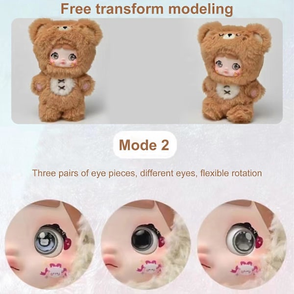 Nommi Blind Box, Nommi Docka, Söta Dockor Plysch Blind Box Överraskning, Perfekt för Födelsedagspresenter