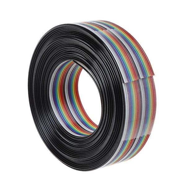 5m Regnbuekabel 20pin Dupont-kabel med 1,27 mm linjeavstand Koble ledninger