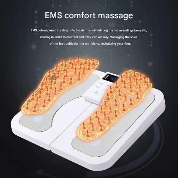 EMS fotmassasjeapparat med varme og 7 moduser (EU-plugg)