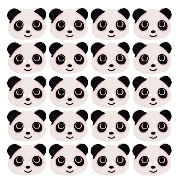 100 stk. Dekorative Panda Syknapper Kreative DIY Træ Syfastgørelser