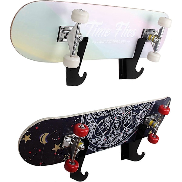 Wanlian skateboard vægmontering, skateboard vægmontering krog, longboard, skateboard, snowboard vægmontering
