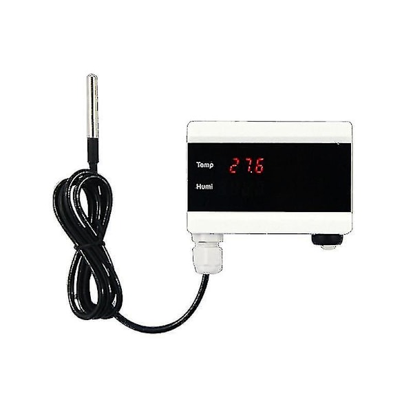 Tuya Wifi Temperatur Sensor Termometer Detektor Smart Life App Alarm Hjem Termostat Kontrol