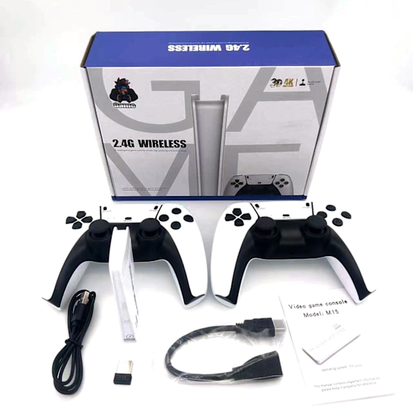 M15 Familie PSP Mini Hjemme TV Spillekonsol Trådløs U Bao 2.4G HD 3KHDMI TV Spillekonsol