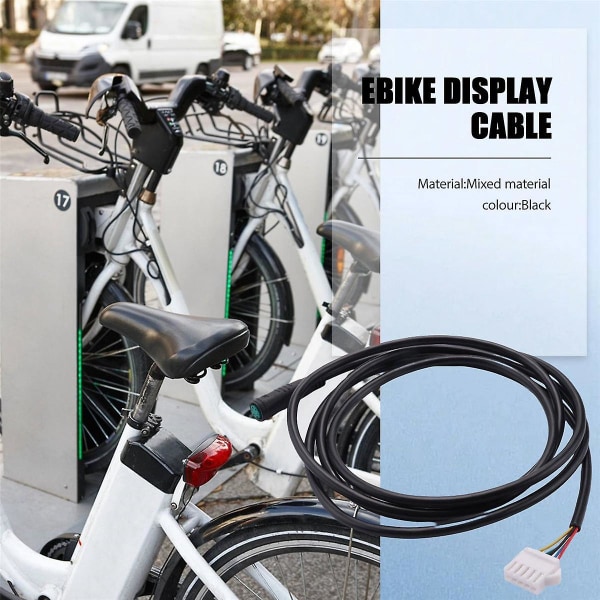Ebike Bicycle Kt Controller 5pin Display Vattentät konverteringskabel för elcykelkonverteringssats