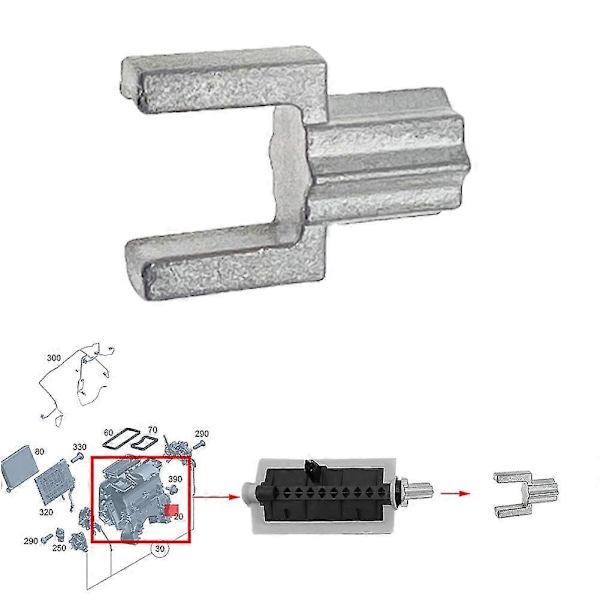 Varmeapparat Luftfordeler Reparationskit Passer til W205 W213 W253 C180 E300 GLC260 2058306800 A2058306800