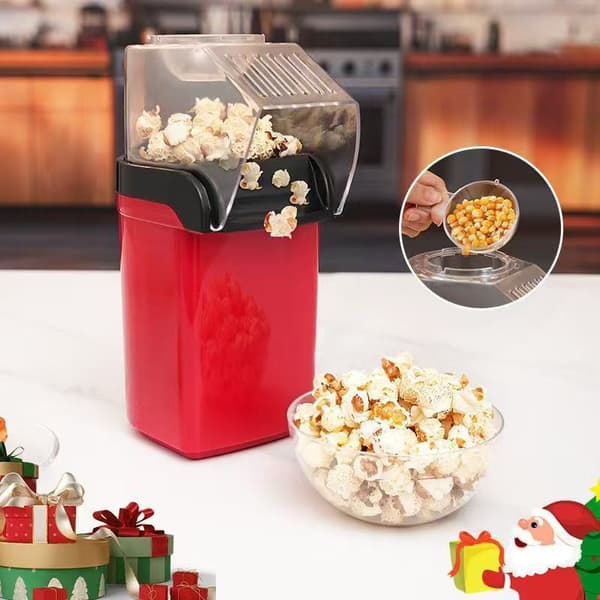 Kuumailmapopcornkone, öljytön sähköinen popcornkone kotielokuvailtoihin