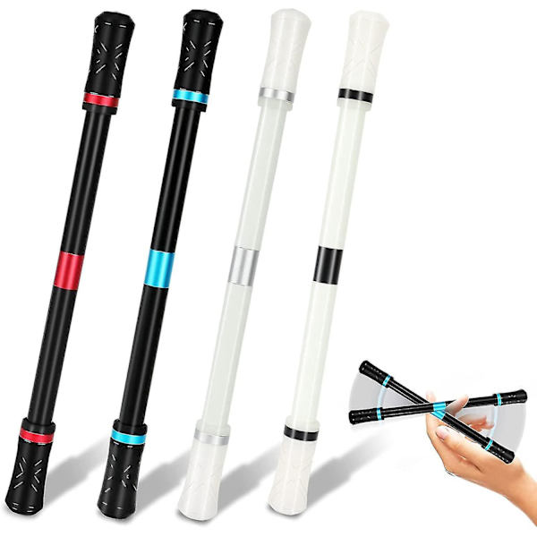 4 st fingerpennor snurrande pennor mod gaming snurrande pennor flygande snurrande penna med viktad boll fing