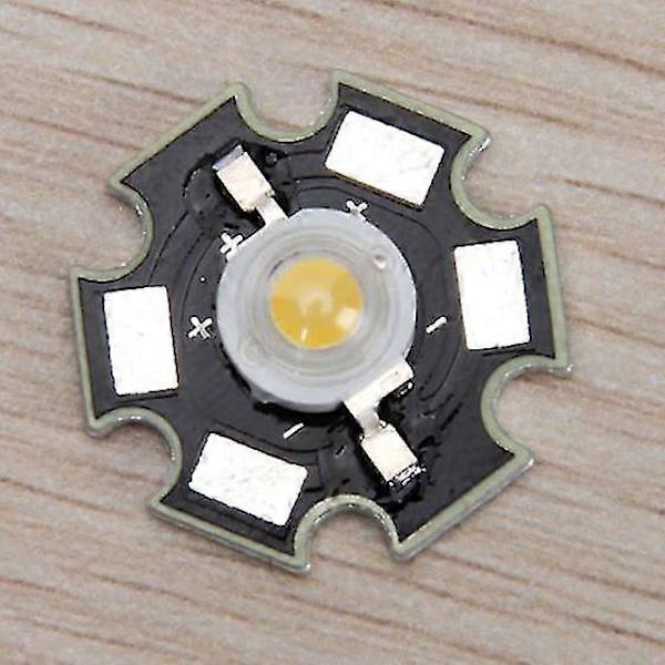3W Hög Effekt Stjärnformad LED-lampa (Vit)