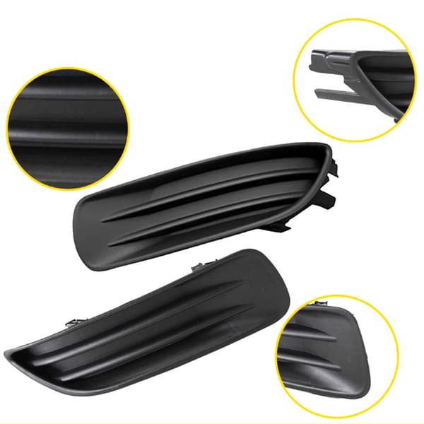 Tåkelysdekselsett for Toyota Corolla 2003-2004, svart frontstøtfangergrill