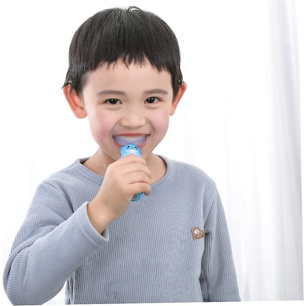 Lasten sähköhammasharja, U-muotoinen sähköhammasharja vedenpitävä kädessä pidettävä lasten automaattinen Sonic hammasharja Vihreä, U-muotoinen sähköhammasharja1kpl-gre