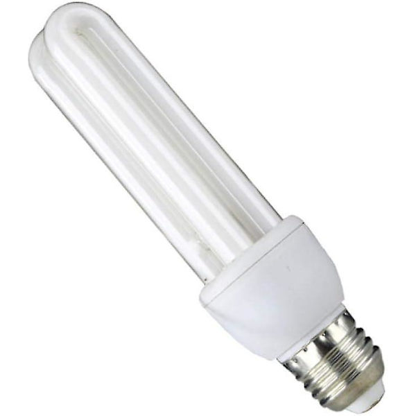 4 stk E27 spiral tri-fargede 2U 20W energisparepærer super lyse U-formede energisparelamper