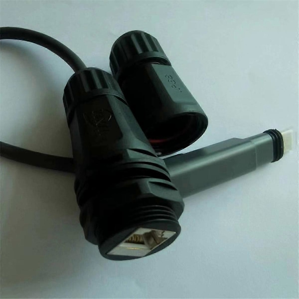 Til V2 RJ45 Adapterkabel Han til Hun Adapterkabel Kulde-, UV-, Flammehæmmende, B