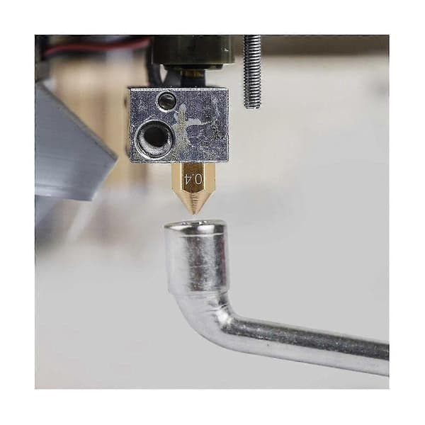 23-delt sett med 3D-printerdyser med 10 stk Mk8 0,4 mm 3D-printerdyser i messing for 3D-printer