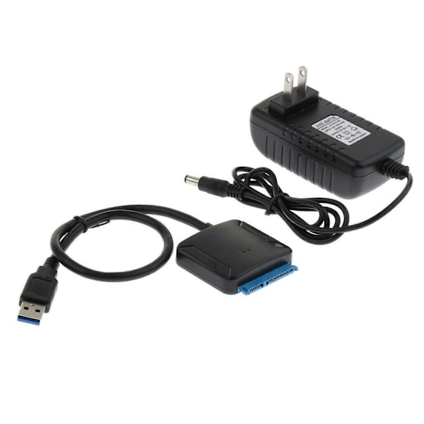 SATA-USB 3.0 -kaapelimuunnin 2,5 ja 3,5 tuuman HDD SSD -kiintolevyille