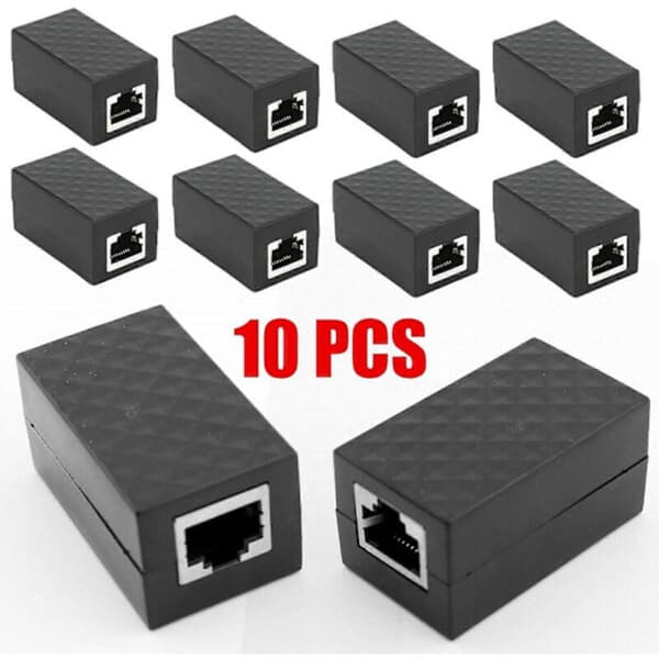 10-pack RJ45 överspänningsskydd / Ethernet överspänningsskydd (enhetsskydd)