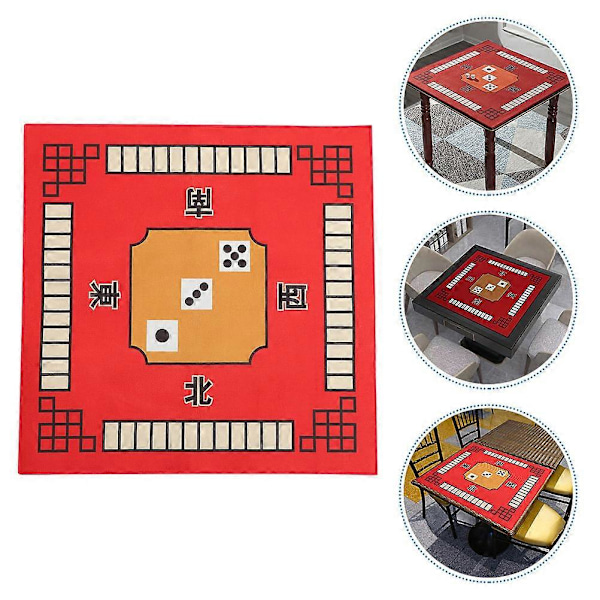 Mahjong Måtte Mikrofiber Mahjong Bordovertræk Mahjong Spillemåtte til Hjemme Skrivebord