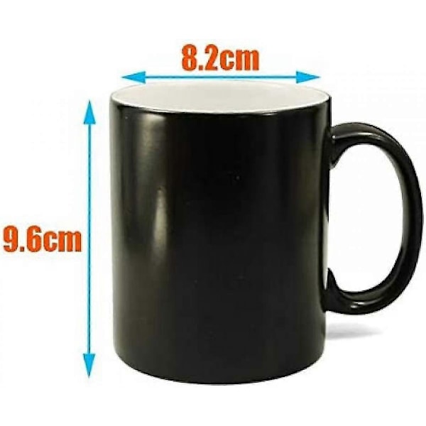 The Walking Dead Mug Färgbyte Värmekänslig Keramik 11oz Kaffe Mugg Överraskningsgåva
