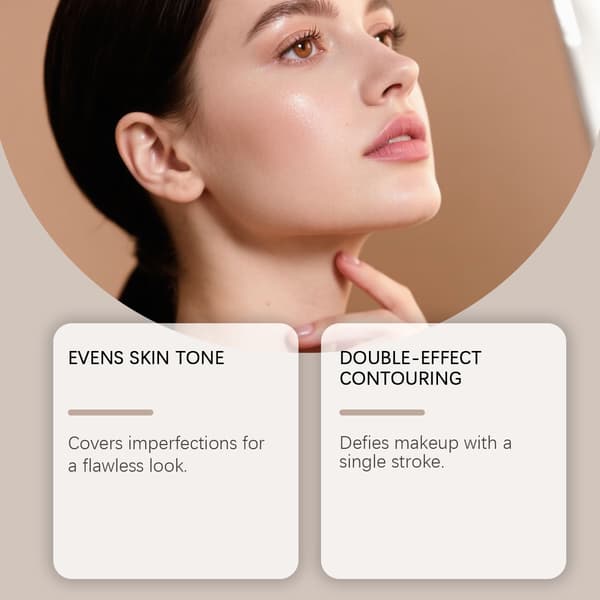 Grøn teintforbedrende concealer, bærbar farvekorrigerer til alle ansigtsområder
