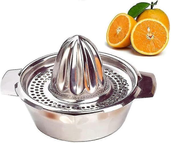 Professionell Manuell Saftpressare i Rostfritt Stål - Citron, Lime, Apelsin - Med Båge
