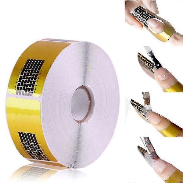 500 st Gel Nagelförlängningsformar Gel Nagelkonst Tips Nagelförlängningsformar Design