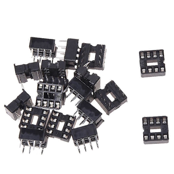 20 x 8-bens 2,54 mm Pitch IC Sokkel Loddetype Adapter
