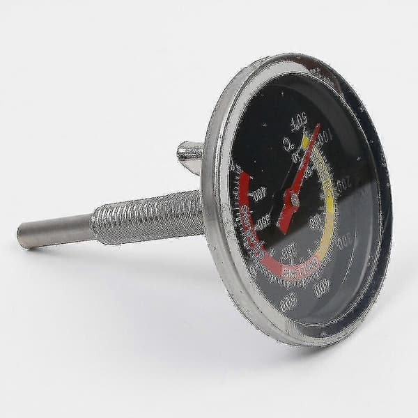 Rustfrit Stål BBQ Termometer Med Temperaturmåler 50-400 Rustfrit Stål Bimetal Ovn Termometer Til BBQ